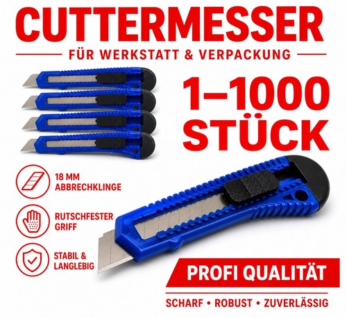 1000 stk cuttermesser - -, stk.