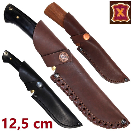 Leder messerscheide für 5 - für, 12,5