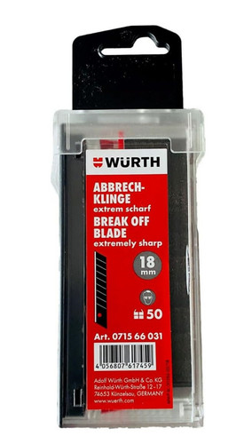 Würth 50x abbrechklingen - 50x,