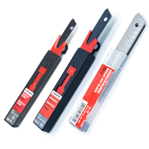 Würth abbrechklingen 18mm - abbrechklingen, 9
