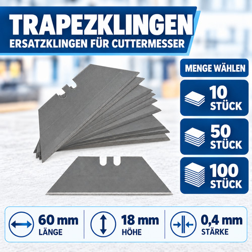 Trapezklingen mm 0 - mm,
